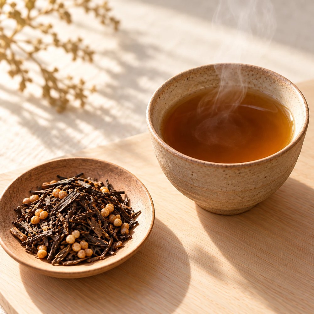 ほうじ茶と茶葉