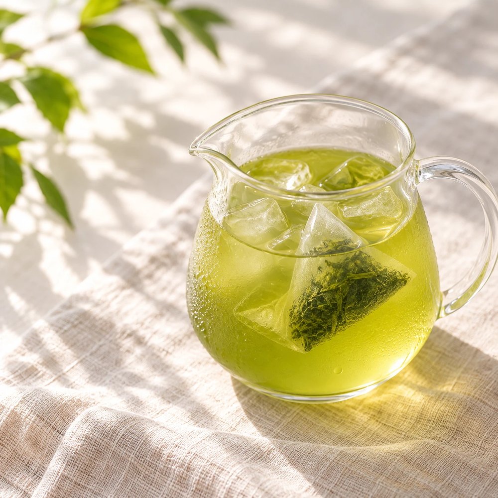 水出し煎茶のティーバッグ